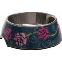 Rogz Bubble Bowl - Denim Rose Medium 17.5cmx6.5cm