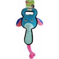 GiGwi Tug Hercules Squeaker Inside Dog Toys – Elephant