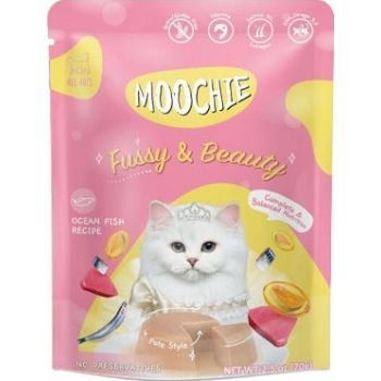  Moochie Fussy & Beauty Ocean Fish Recipe 70g 