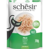 Schesir Complements Cat Wet Food in Jelly Pouch- Chicken 70g