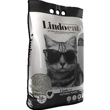 LINDOCAT LITTER NATURAL WHITE CLUMPING 15 L 