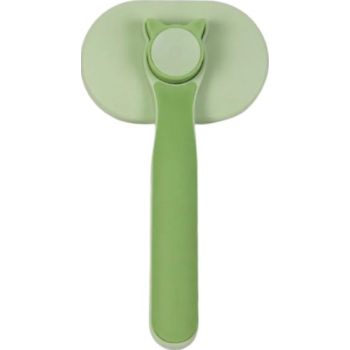  Pet Self Cleaning Comb 18x10x2.5cm Green 