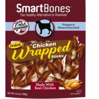 SmartBones Chicken Wrap- Mini Sticks Chicken 9 Pk