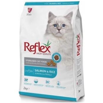  Reflex Salmon & Rice Sterilized Cat Food, 2 Kg 