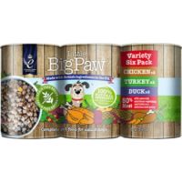 Little Big Paw Variety Pack Dog Wet Food 6x390g