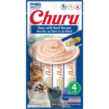  Inaba Churu Tuna with Beef - 56g 