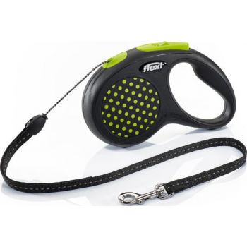  Flexi Design 5 m Cord Dog Leash - Medium, Green4000498013236 