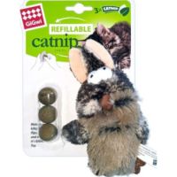 Rabbit Refillable Catnip with 3 catnip balls