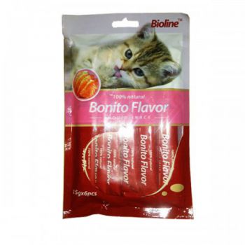 BIOLINE CAT TREATS -BONITO 15G 