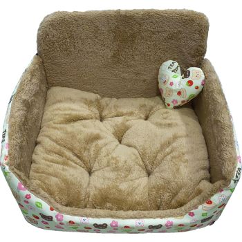  Puppod Sofa Pet Bed Brown 2in1 