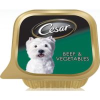 Cesar Beef and Vegetables Wet Dog Food - 100G