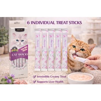  Emily Pets Liquid Snack Tuna & Milk Thistle 6x15g 