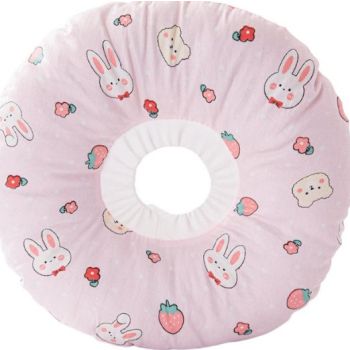  Cozy Paws Soft Pet Recovery Collar-Rabbit Print Medium 