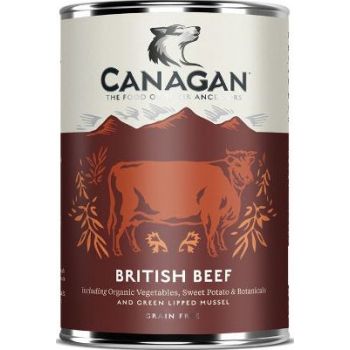  Canagan British Beef Dog Tin Wet Food 400G 
