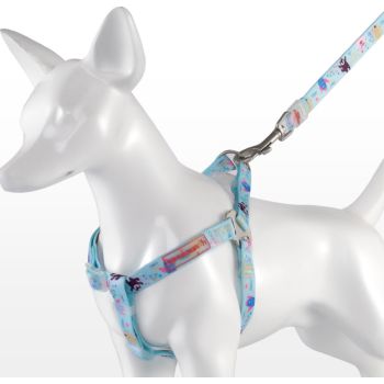  Panda X Harness And Leash Set Pink 20mmx45-70cm 