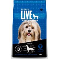 ProBiotic LIVE Adult Dry Food Mini Breeds Turkey 2kg