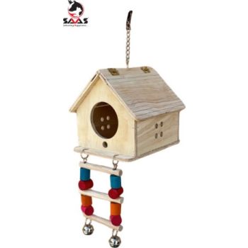 Large Gable House &Cradle Toys 17*18.5*56cm 