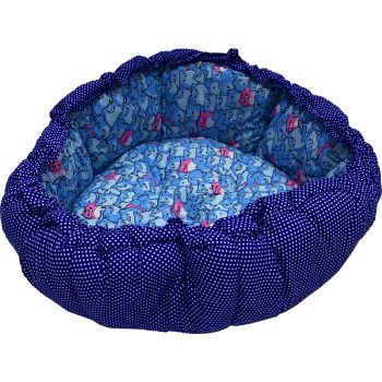  Puppod Round Bed Blue 2in1 70cm 