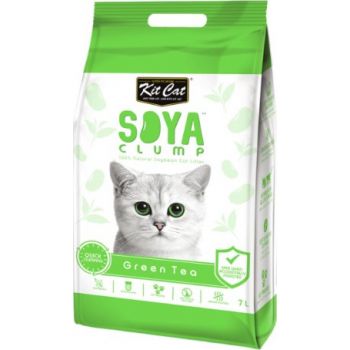  Kit Cat Soya Clump Soybean Litter – Green Tea 7L  UN VACCUMED 