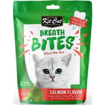  Breath Bites Cat Treats Salmon Flavor 60g 