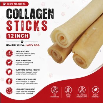  Petrix Collagen Sticks 12" - 6 Pcs 