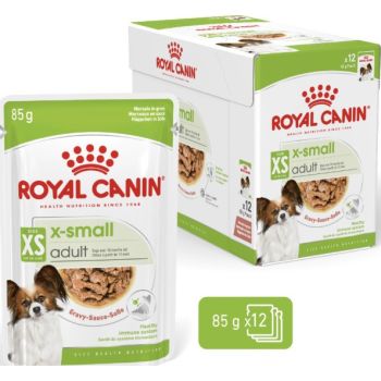  Royal Canin XS Adult (Wet Food - Pouches) 12 x 85 g 