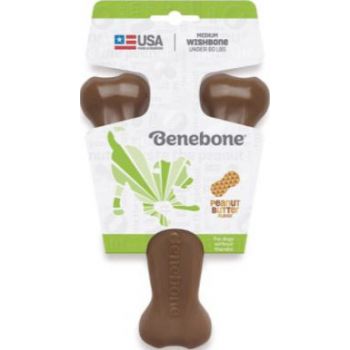  Benebone Wishbone Dog Chew Toy – Peanut Large 