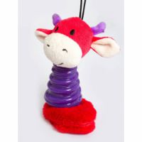 Bark A Boo Mongoose Body Plush Tail Dog Toys