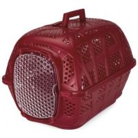 IMAC CARRY SPORT Carriers for Cats and Dogs - 48.5 x 34 x 32cm[Color - Maroon, Dimension - 48.5 x 34 x32cm]