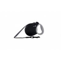 Adventure retractable leash, 3 m - Extra-Small - Black