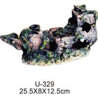 KW Zone Aquarium Resin Decoration: U - 329