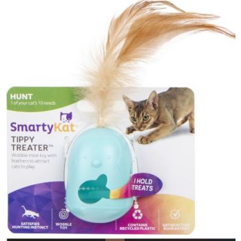  SmartyKat® Tippy Treater™ Wobbler Cat Toys And Treater 