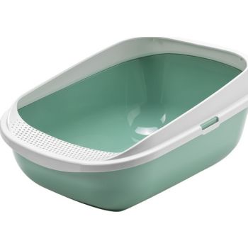  Moderna Mega Step-Cat Litter Tray 65.6 x 48.2 x 28.5 cm-Green 