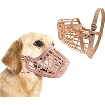  WOOFY Adjustable Plastic Dog Muzzle Large 