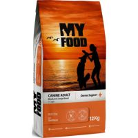 Myfood, 12 kg. Adult dog dry food for healthy skin and fur, with Salmon 12KG