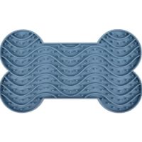 Flamingo Silicone Bone Lick Pad Medium Petrol