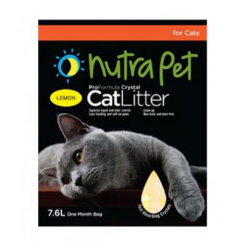  Nutra Pet Cat Litter Silica Gel 7.6L Lemon Scent 