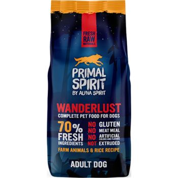  Alpha Spirit Primal 70% Wanderlust Dog Food 12 kg 