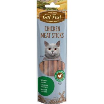  Cat Fest Meat Sticks Chicken For Cat 45g 