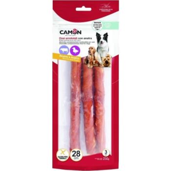  Camon Rawhide Rolls With Duck- 3Pcs (250G) 