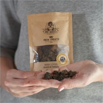  Mr Bones Beef Liver Raw Dog And Cat Treats - 45 g 