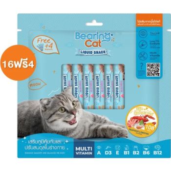  Bearing Cat Liquid Snack Seafood Lobster (16+4 sachets) 