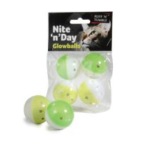 Sharples 'N' Grant Nite N Day Glowball Cat Toys