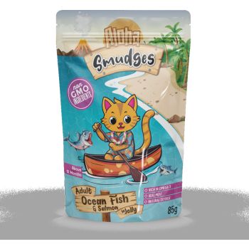  Smudges Ocean Fish & Salmon Adult Cat wet food in Jelly 85g Pouch 