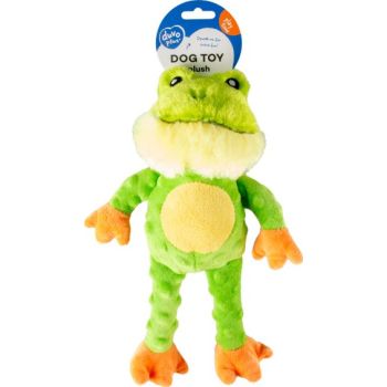  Duvo+ Plush Frog Crackle Dog Toy 34x21x8cm Green 