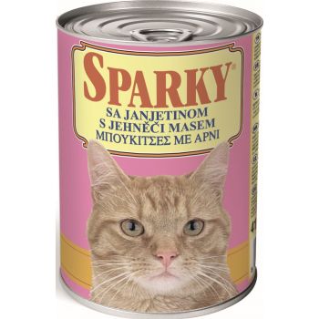  SPARKY CHUNKIES WITH LAMB COMPLETE CAT FEED 