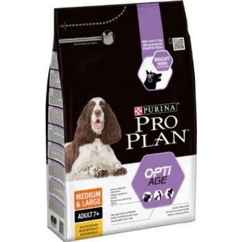  PRO PLAN Medium And Large Adult 7+ Dog Chicken With Optiage 3kg 
