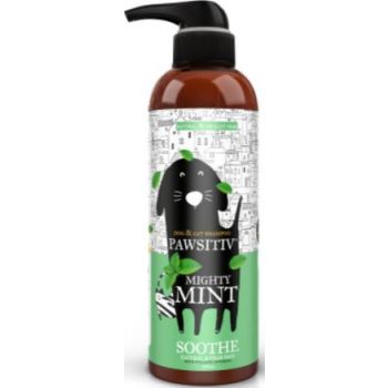  PAWSITIV'S NATURAL AND TEARLESS SHAMPOO FOR DOGS & CATS - MIGHTY MINT (SOOTHE) - 500ML 