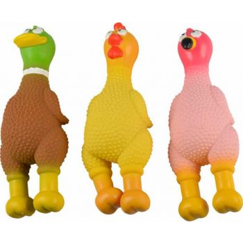  Duvo+ Latex Birdswith Goose Bumps Dog Toys 8x23x7cm Mixed Colors 