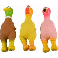 Duvo+ Latex Birdswith Goose Bumps Dog Toys 8x23x7cm Mixed Colors